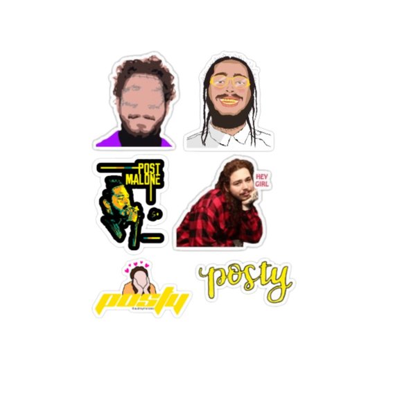 POAT MALONE LAMINATED VINYL STICKERS #229 - Picture 1 of 1